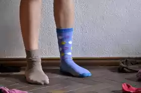 motif de chaussettes différents