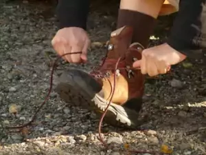 Semelle dans des chaussures de randonnée