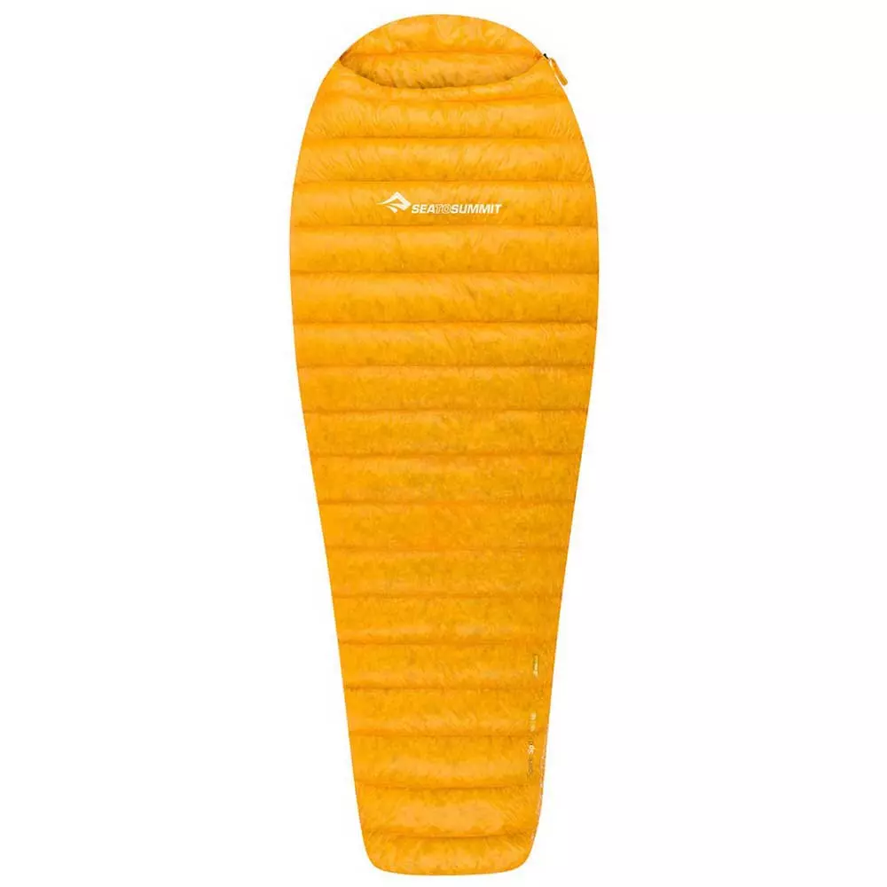 sac de couchage randonnée ultraléger jaune