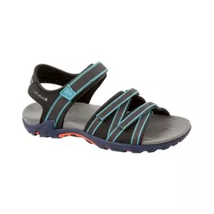 Sandales noires et bleues pour la randonnée