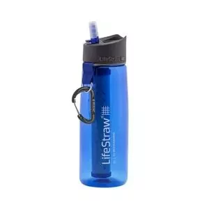 Gourde titan bleu avec filtre de la marque Lifetraw - gourde bleue