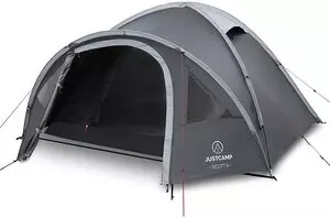 Tente camping pour la famile - grande tente grise