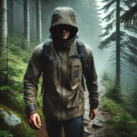 Veste de randonnée imperméable pour climat humide