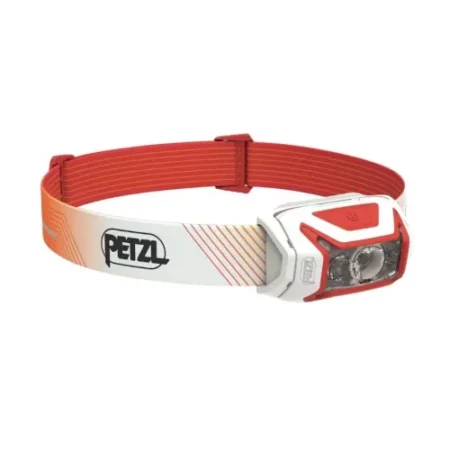 Lampe frontale Petzl Actik Core avec batterie rechargeable, idéale pour les randonnées nocturnes